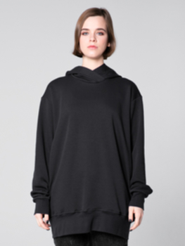 Худи оверсайз женское "Черный" ХУД-Ж-ЧЕРН2 (размер 48) - Наш новый бренд: Кинкло, Kinclo - интернет гипермаркет детской одежды Смартордер